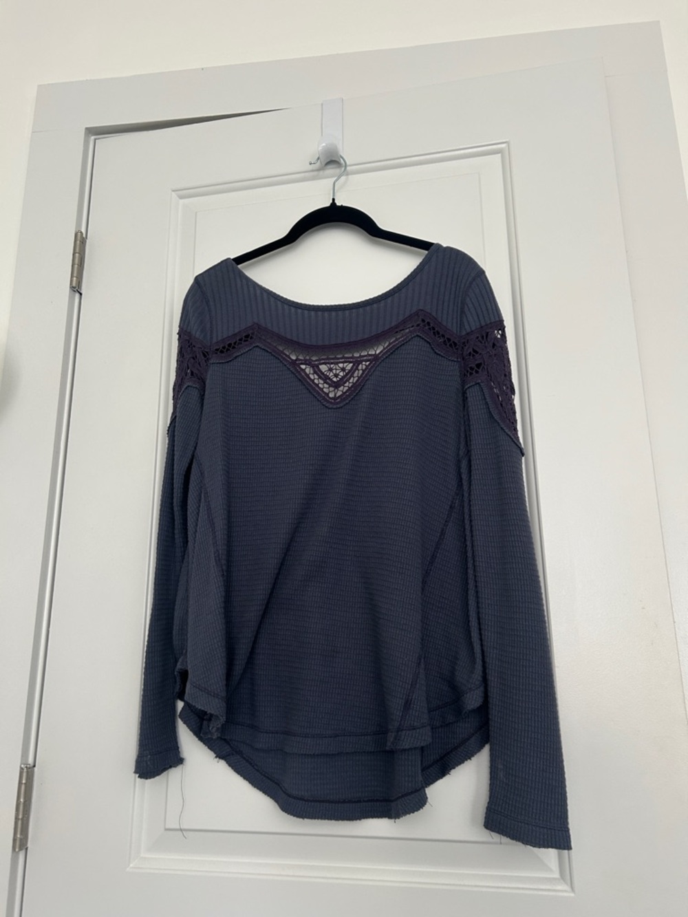 Free People waffle long sleeve